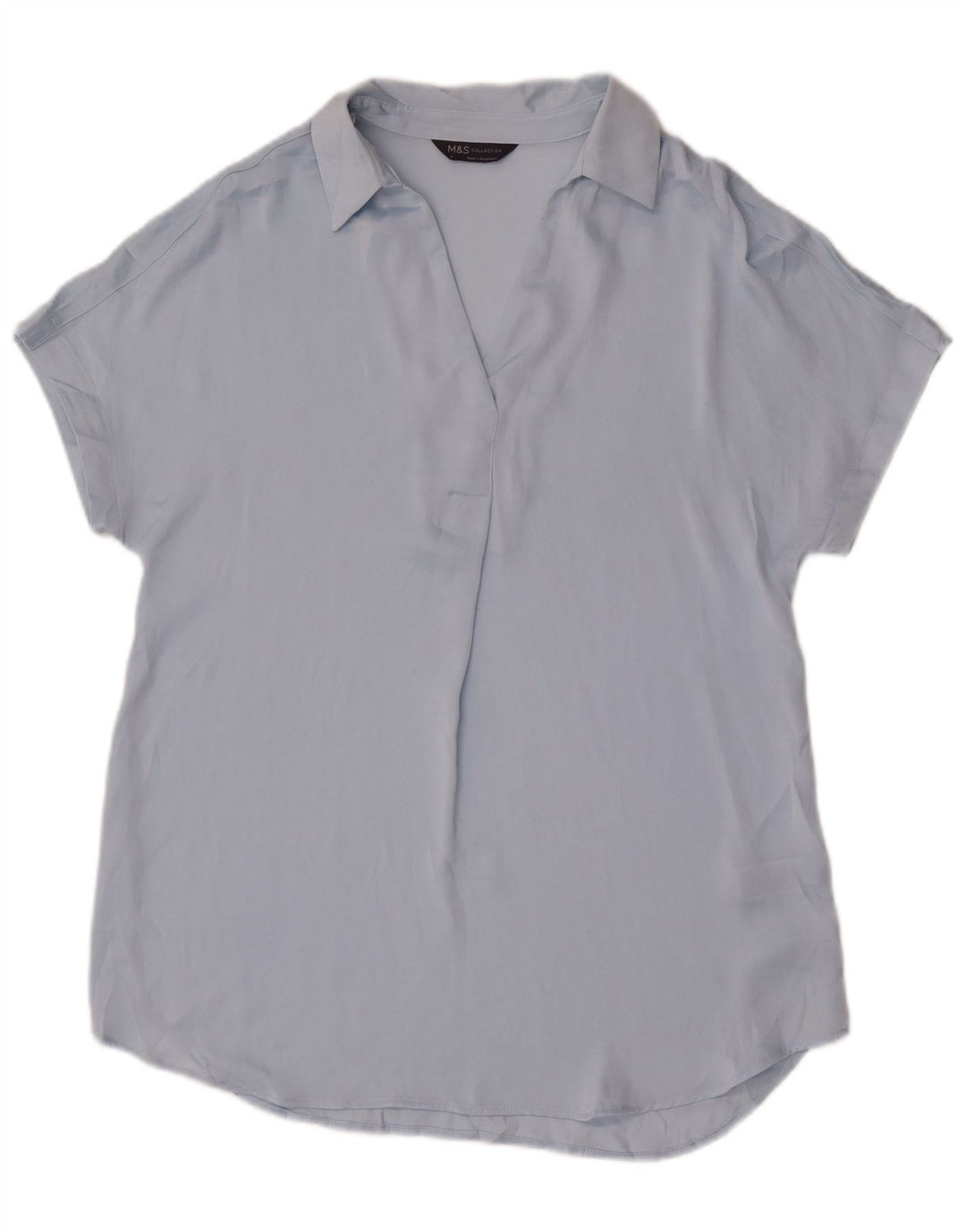 Marks & Spencer Γυναικείο Τοπ UK 8 Small Blue Polyester
