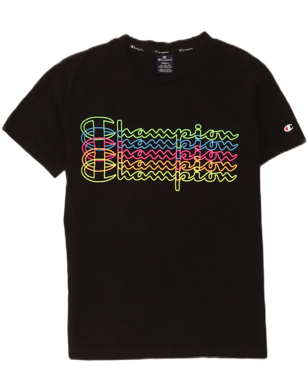 Ανδρικό T-Shirt Champion Graphic Top Small Black