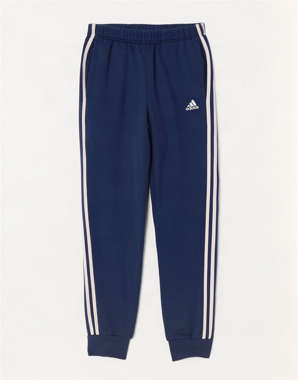 Adidas Ανδρική φόρμα παντελόνι Joggers UK 38/40 Μεσαίο μπλε βαμβακερό