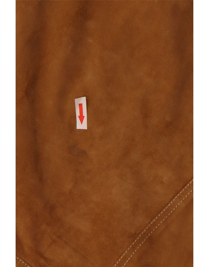 Vintage Ανδρικό Suede Jacket IT 52 XL Beige Leather