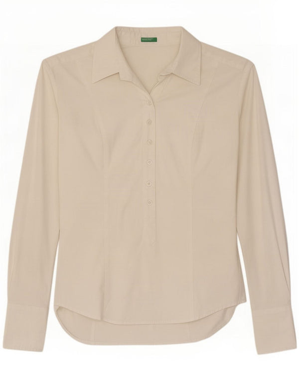 Γυναικείο πουλόβερ μπλουζάκι Benetton UK 10 Small White
