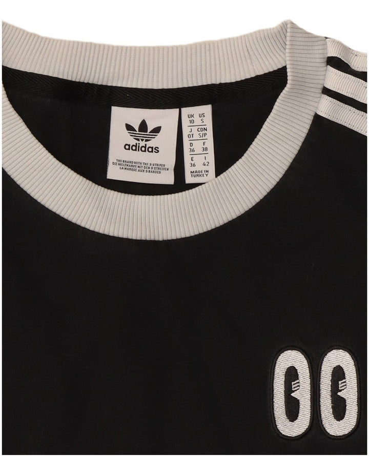 Adidas Γυναικείο T-Shirt Top UK 10 Small Black