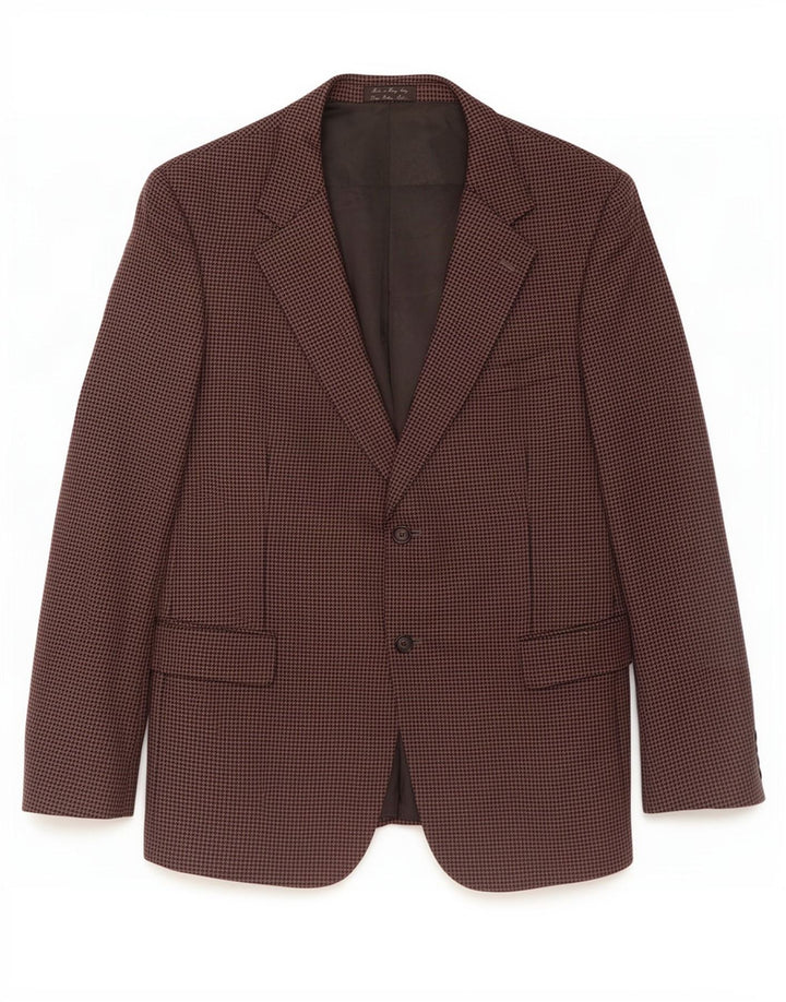 Durban Ανδρικό σακάκι σακάκι με 2 κουμπιά UK 38 Medium Grey Houndstooth Νέο μαλλί