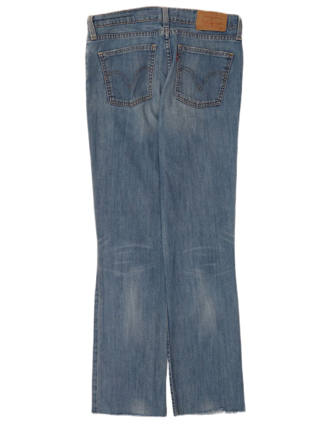 Γυναικείο τζιν Levi's Straight W30 L30 Blue Cotton