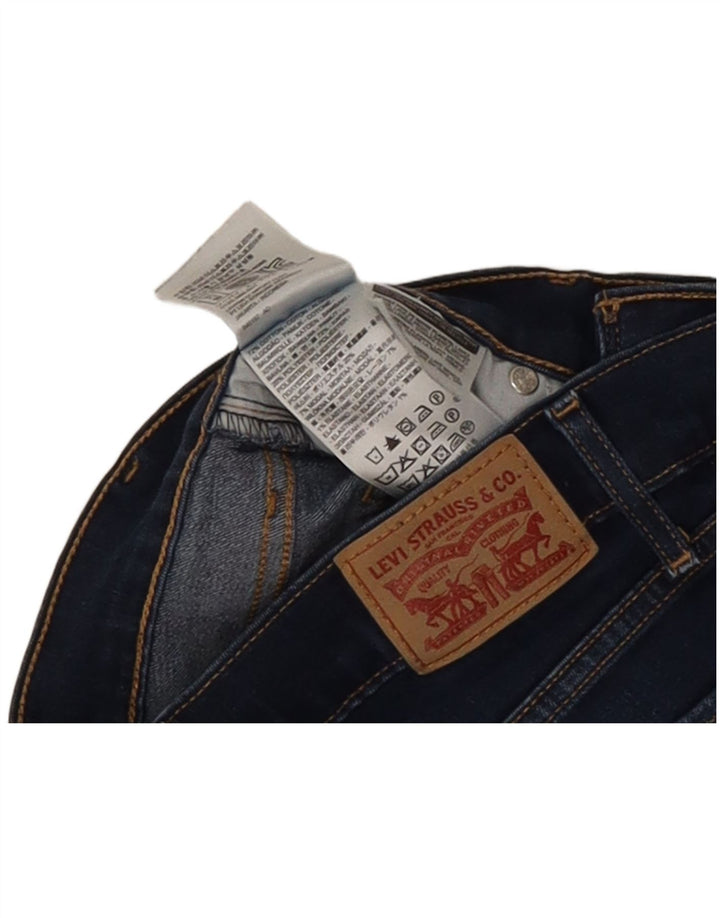 Levi's Womens 715 Bootcut Jeans W26 L27 Navy Blue Cotton