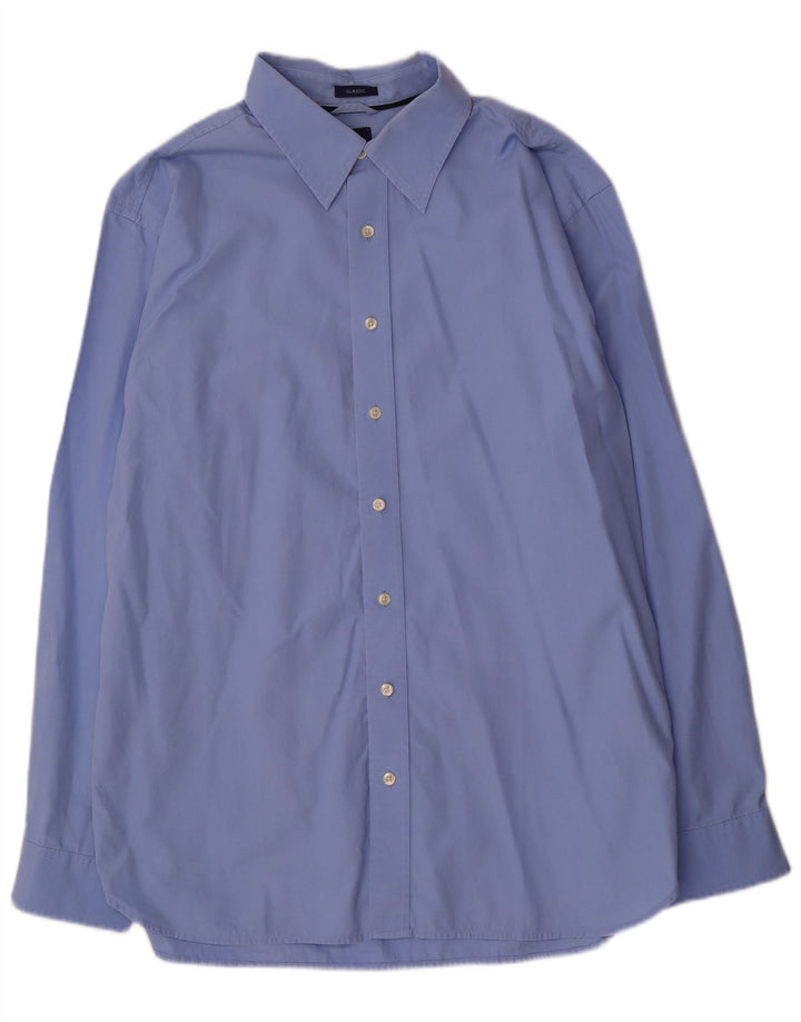 Ανδρικό πουκάμισο Gap Classic Fit XL Μπλε βαμβακερό