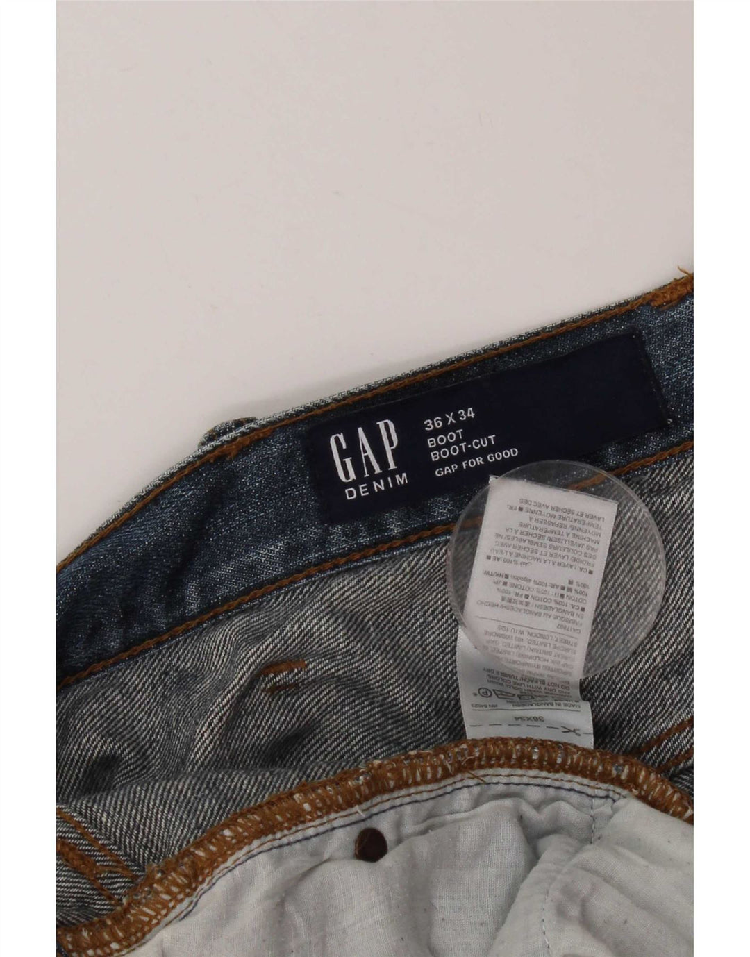 Ανδρικό τζιν Gap Bootcut W36 L34 Μπλε βαμβακερό