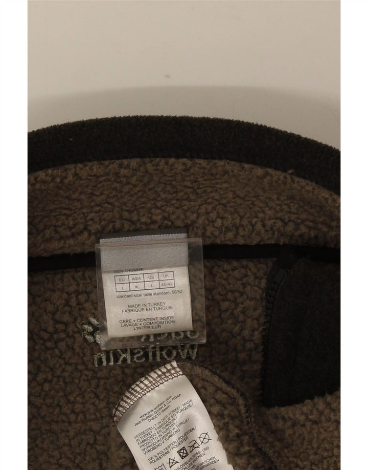 JACK WOLFSKIN Ανδρικό Fleece Jacket UK 40/42 μεγάλο γκρι πολυεστέρας