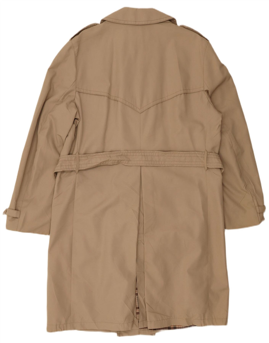 VINTAGE Ανδρική καμπαρντίνα UK 40 Large Beige Polyester