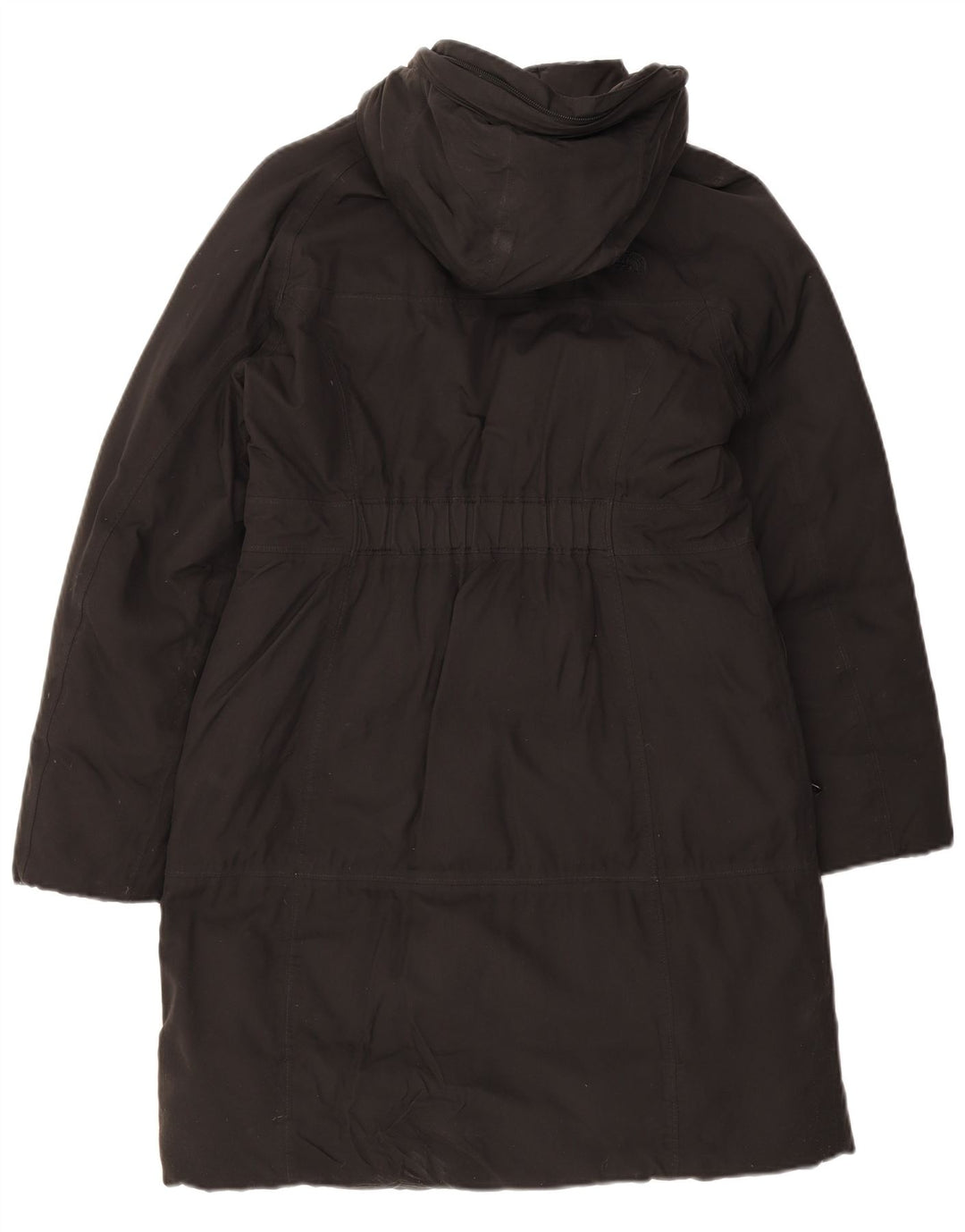 The North Face γυναικείο μπουφάν Parka με κουκούλα UK 14 Medium Black Nylon