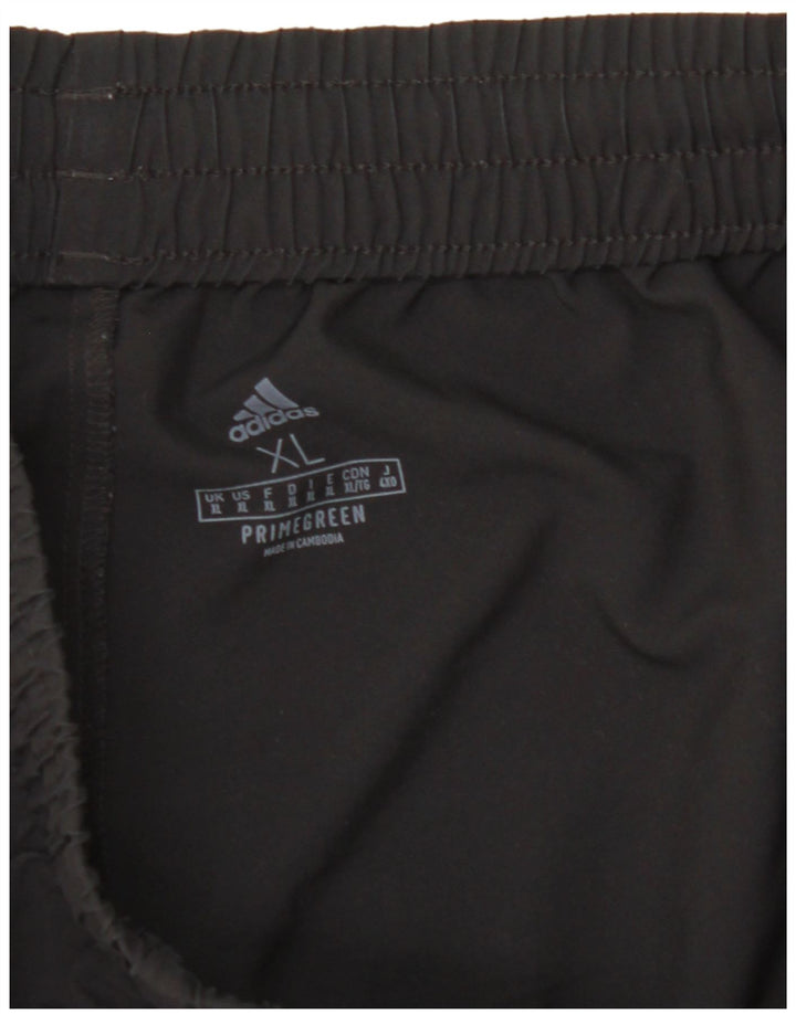 ADIDAS Mens Primegreen Tracksuit Trousers XL Black Polyester