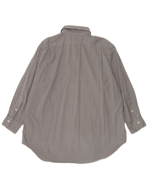 Polo Ralph Lauren Ανδρικό πουκάμισο Philip μέγεθος 17 XL Μαύρο βαμβακερό Gingham
