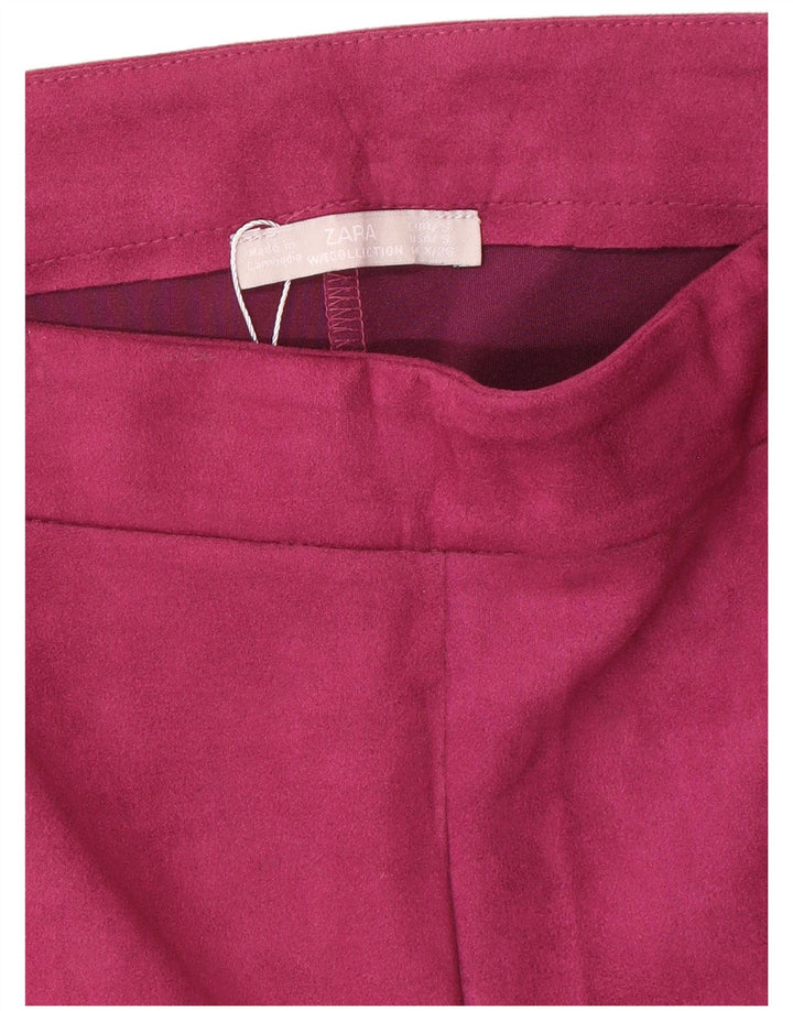 Zara Γυναικείο σορτς Casual Small W26 Pink Polyester