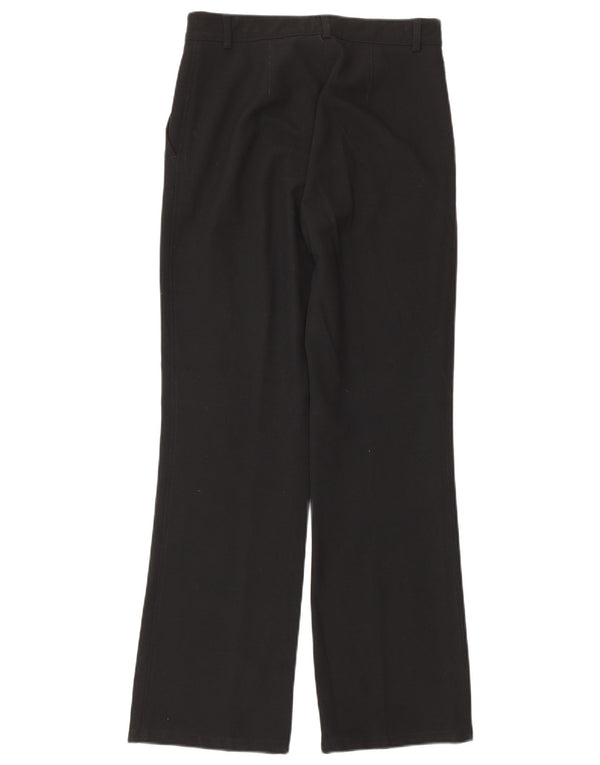 Armani Jeans Γυναικεία Bootcut Chino Παντελόνι UK 8 Small W26 L29 Black Classic