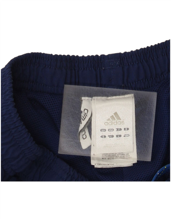 Ανδρικό αθλητικό σορτς Adidas Climalite μεγάλο μπλε ναυτικό πολυεστέρα