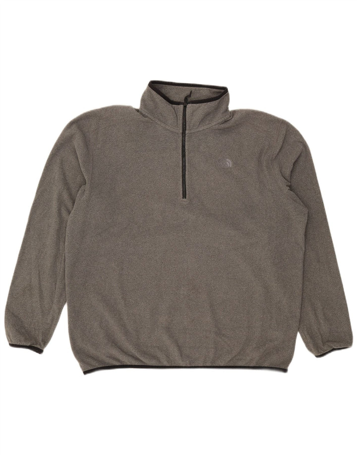 The North Face Ανδρικό φερμουάρ Fleece Jumper XL Grey Polyester
