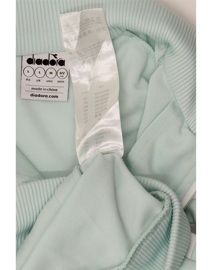 Γυναικεία αθλητική φόρμα DIADORA Top Jacket UK 16 Large Turquoise Colourblock