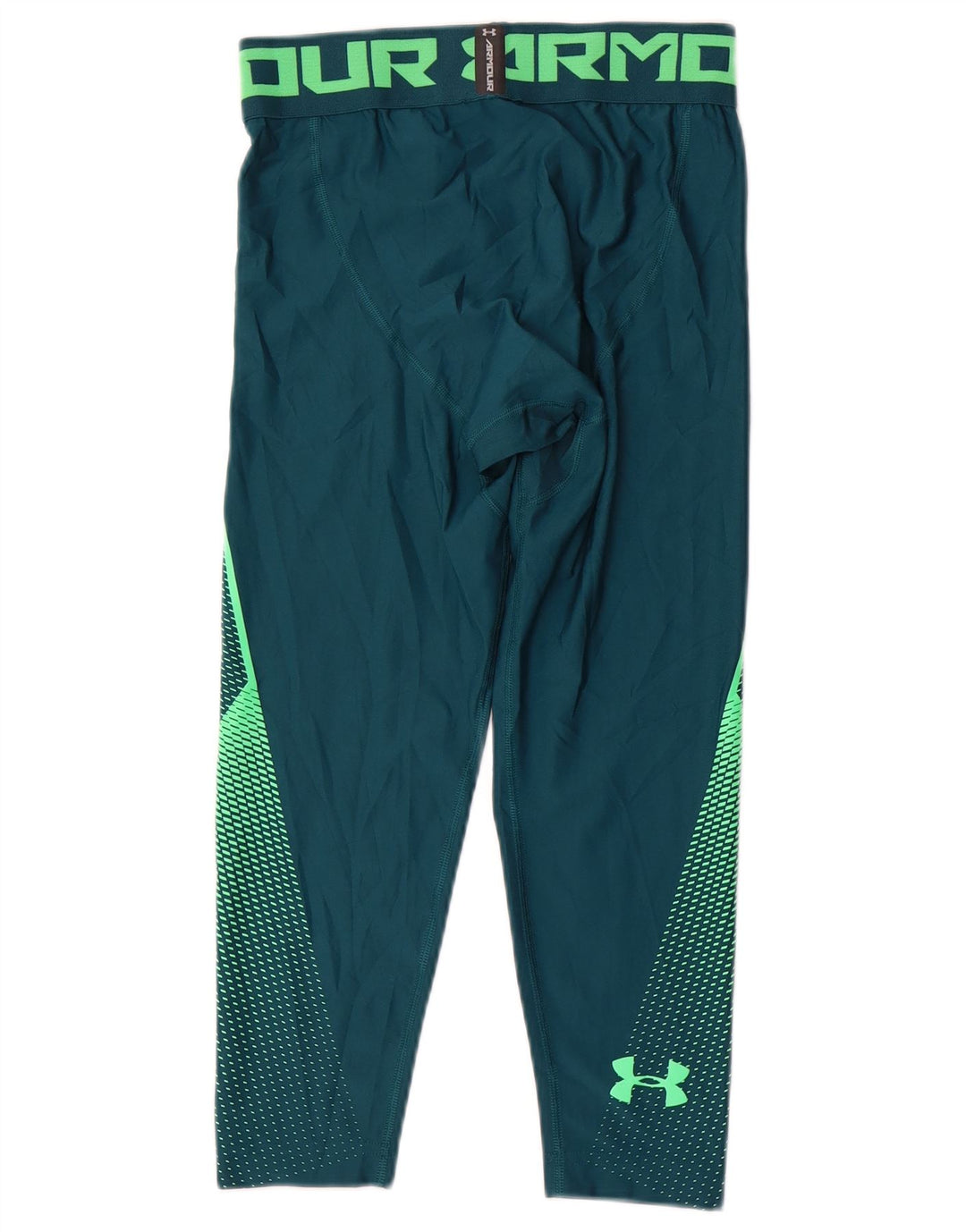 Under Armour Ανδρικά Γραφικά Συμπίεσης Κάπρι Κολάν Μεσαίο Πράσινο Γεωμετρικό