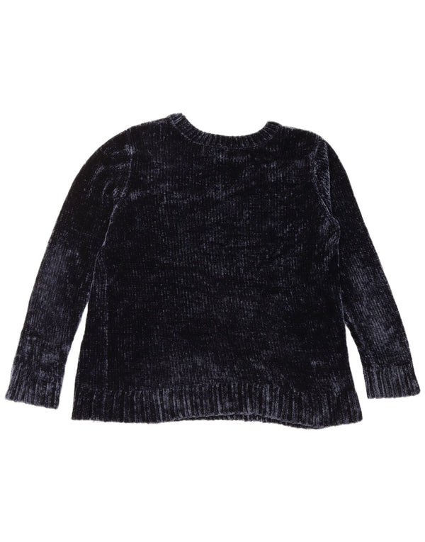 Γυναικείο πουλόβερ ORVIS Crew Neck Jumper UK 16 Large Navy Blue Polyester