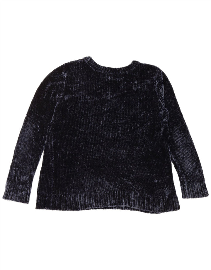 Γυναικείο πουλόβερ ORVIS Crew Neck Jumper UK 16 Large Navy Blue Polyester