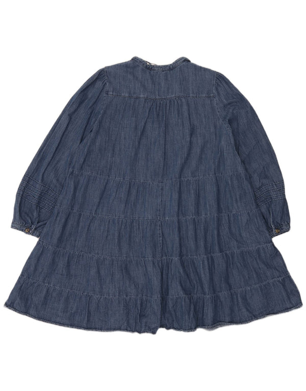Marks & Spencer Γυναικείο φόρεμα με τζιν υπερμεγέθη UK 18 XL μπλε