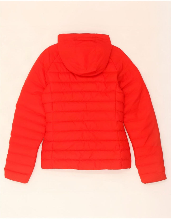 Γυναικείο μπουφάν με κουκούλα Adidas UK 10 Small Red Polyester