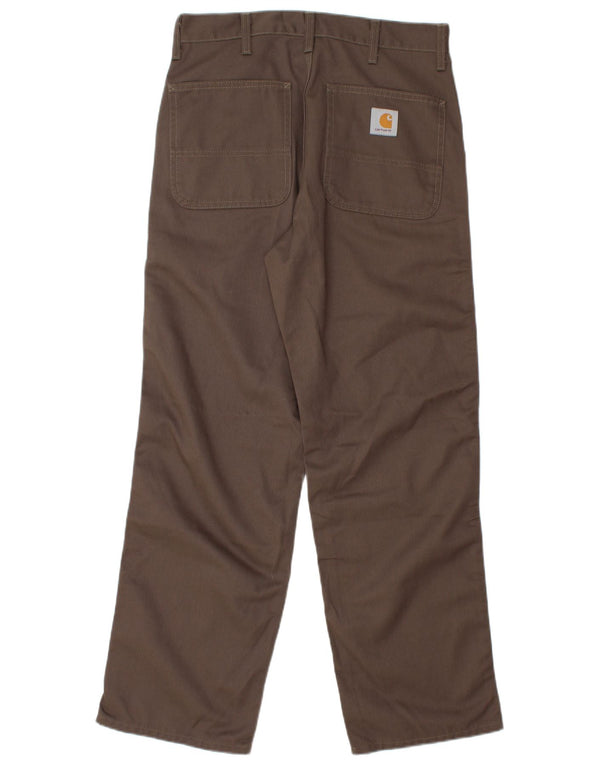 CARHARTT Ανδρικό ίσιο παντελόνι Chino W30 L32 Καφέ Πολυεστέρας
