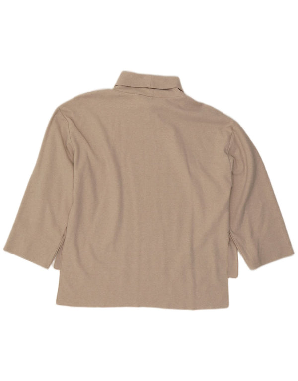 Zara Γυναικείο Τοπ 3/4 Μανίκι UK 16 Large Beige