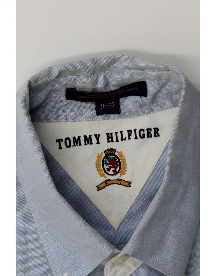 Ανδρικό πουκάμισο Tommy Hilfiger Size 16 Large Blue Cotton