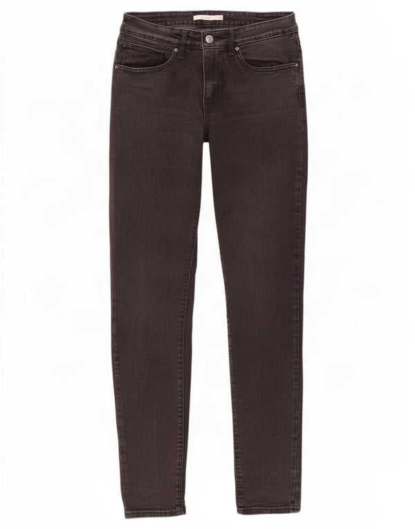 Levi's Womens 711 Skinny Jeans W30 L32 Μαύρο βαμβακερό