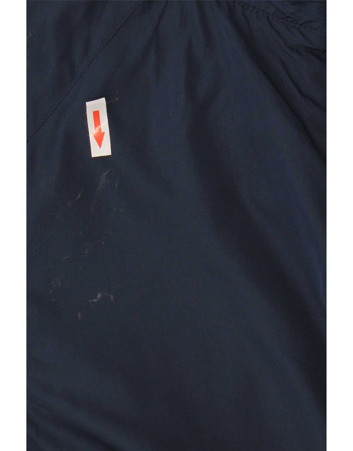 Zara Ανδρικό Bomber Jacket UK 40 Large Navy Blue Polyester