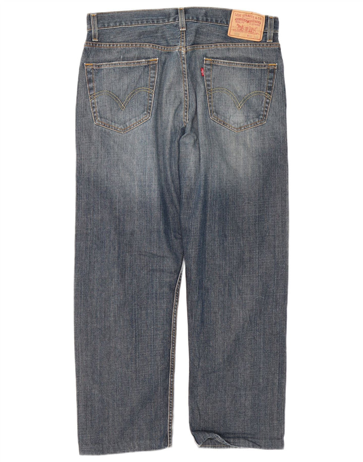 Levi's Mens 505 Regular Fit Straight Jeans W36 L29 Μπλε βαμβακερό