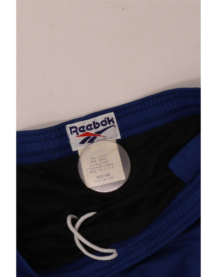Ανδρικό αθλητικό σορτς Reebok Regular με μεσαίο μπλε πολυεστέρα