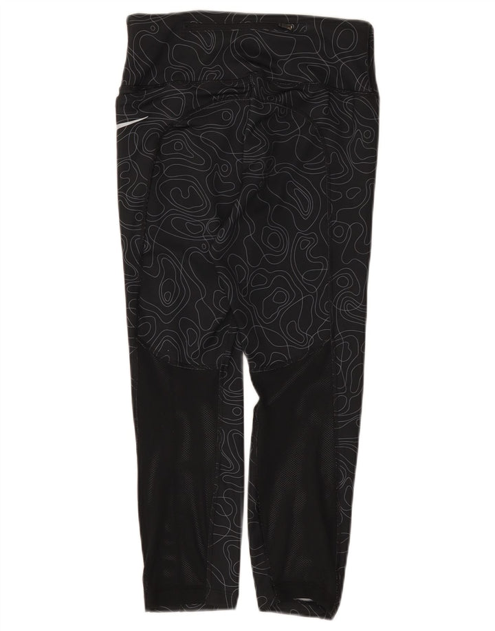 Γυναικεία κολάν Nike Dri Fit Capri UK 8 Small Black Geometric