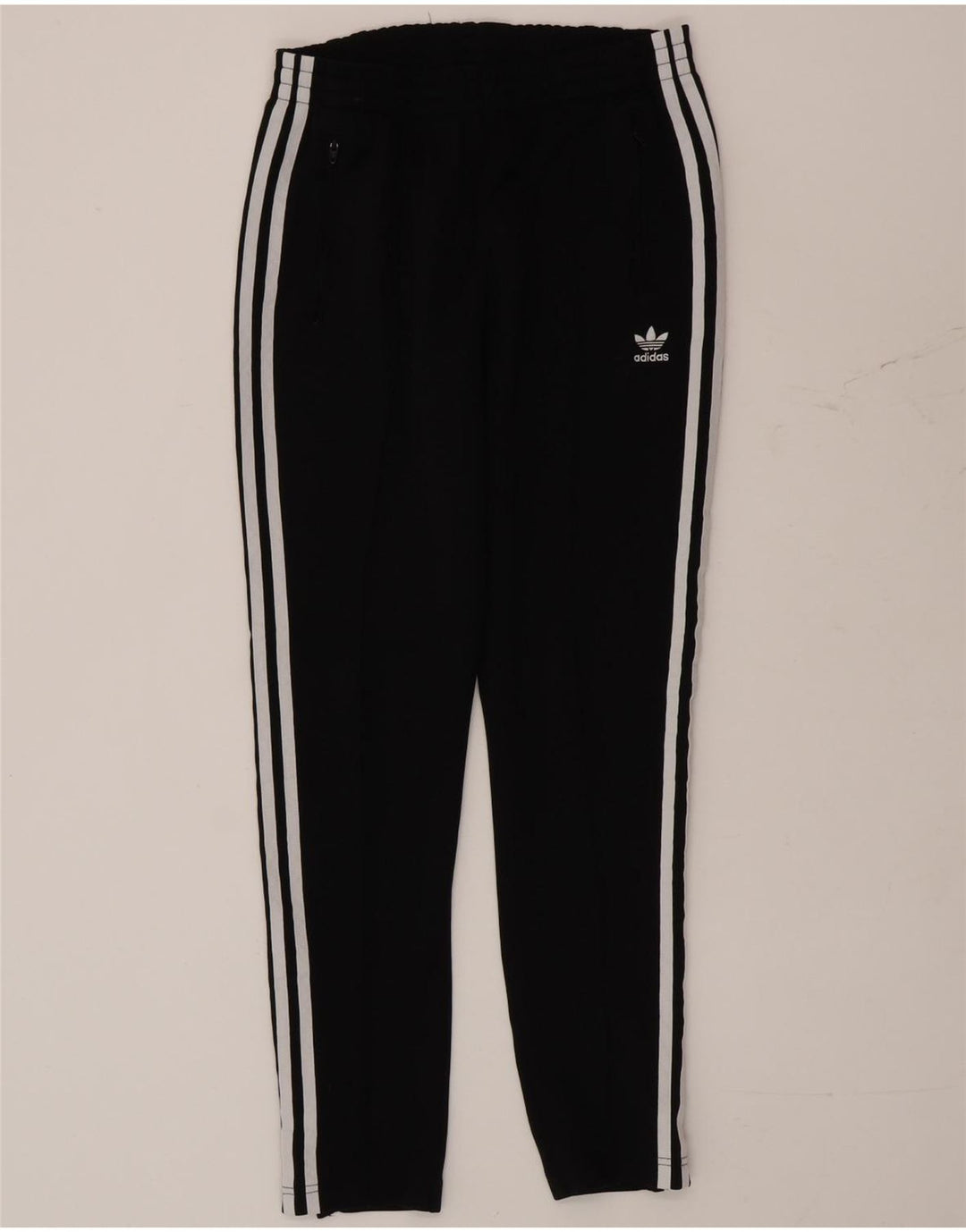 Γυναικεία αθλητική φόρμα Adidas Παντελόνι UK 10 Small Black Polyester