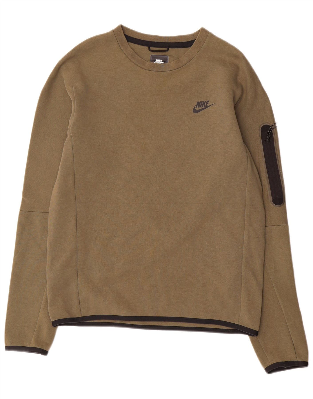 Ανδρικό φούτερ Nike Regular Fit Jumper από μικρό χακί βαμβακερό