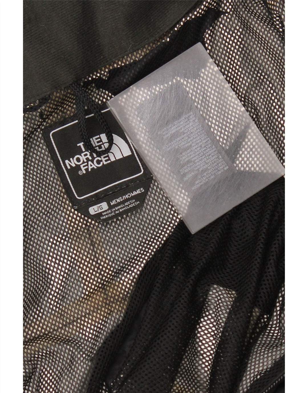 The North Face Ανδρικό μπουφάν βροχής με κουκούλα UK 40 μεγάλο μαύρο νάιλον