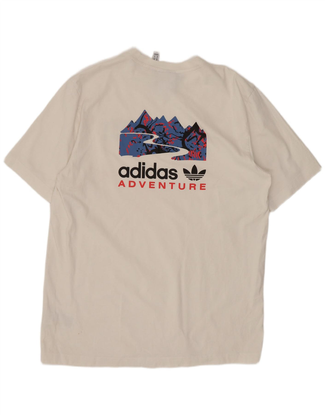 Ανδρικό γραφικό T-shirt Adidas Top Medium White Sports