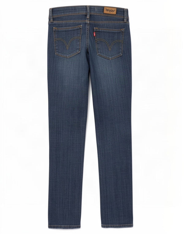 Levi's Womens 571 Slim Jeans W31 L32 Blue Cotton