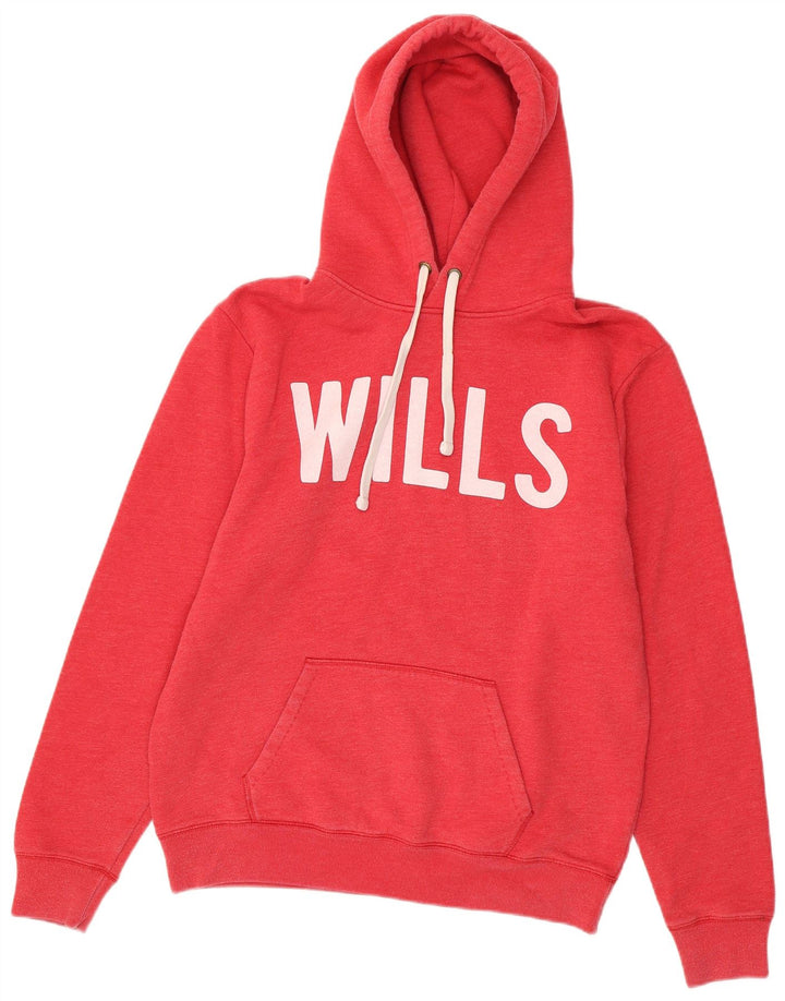 Ανδρικό γραφικό κουκούλα Jack Wills, μεσαίο ροζ βαμβακερό