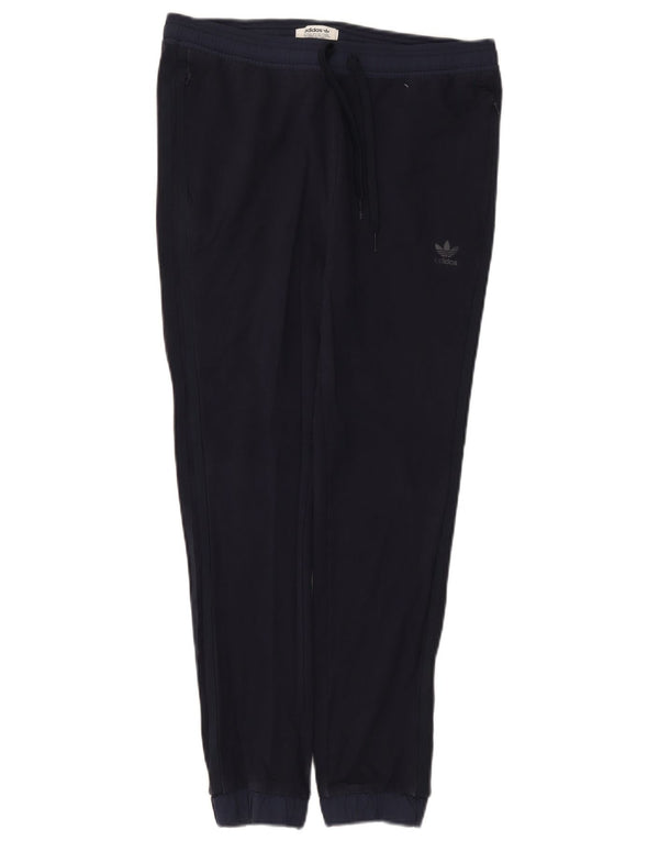Γυναικεία αθλητική φόρμα Adidas Παντελόνι Joggers UK 16 Large Navy Blue από βαμβάκι
