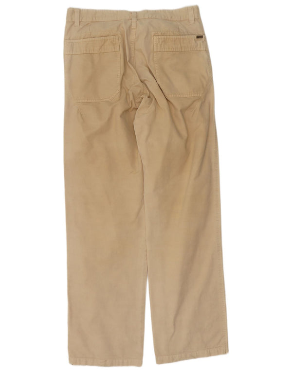 Ανδρικό ίσιο γκάζι παντελόνι Casual W36 L34 Μπεζ βαμβακερό