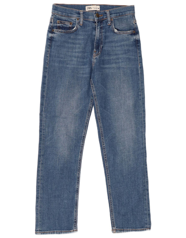 ZARA Γυναικείο ίσιο τζιν EU 38 Small W28 L27 Blue