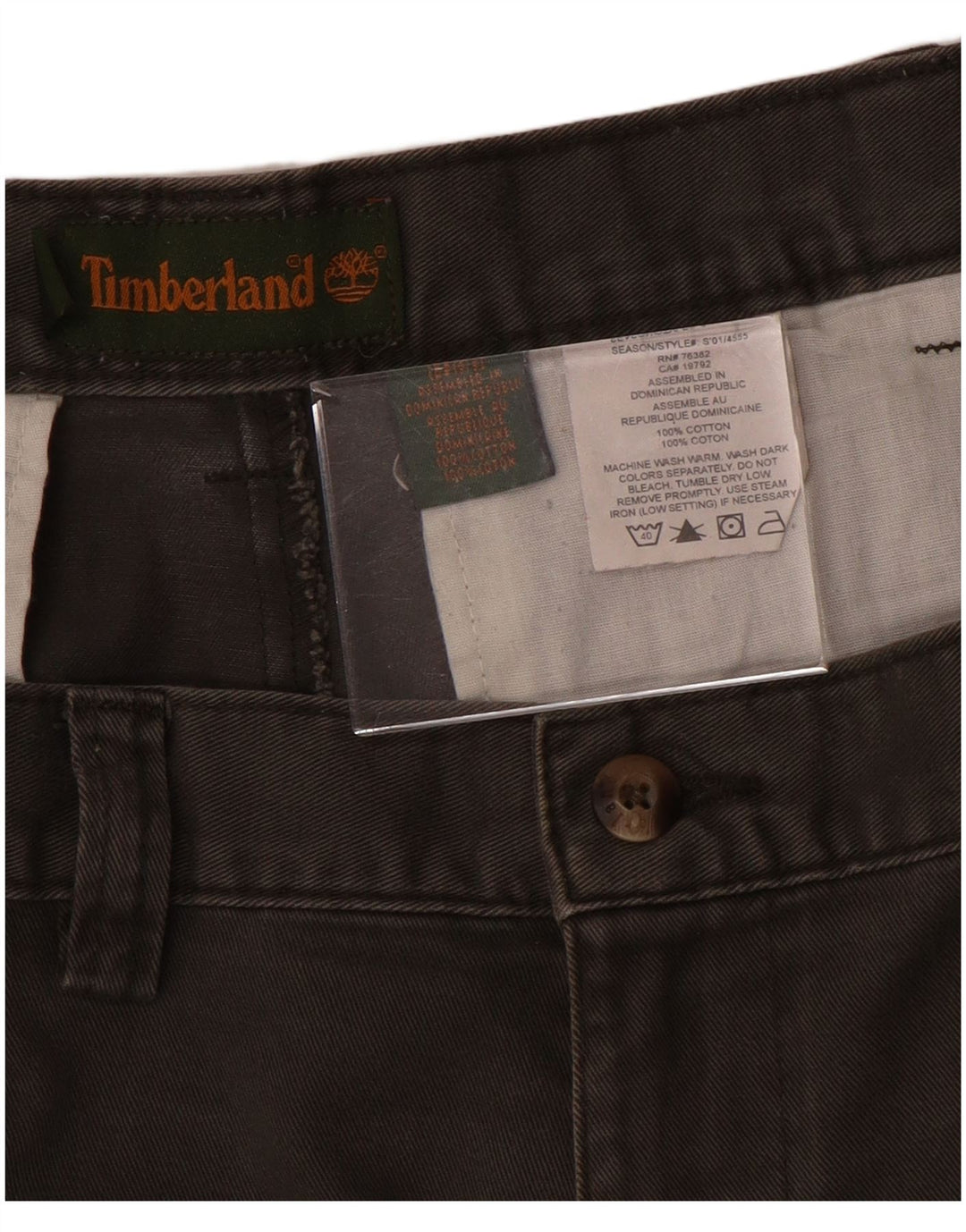 TIMBERLAND Ανδρικό σορτς Chino W38 XL Γκρι βαμβακερό