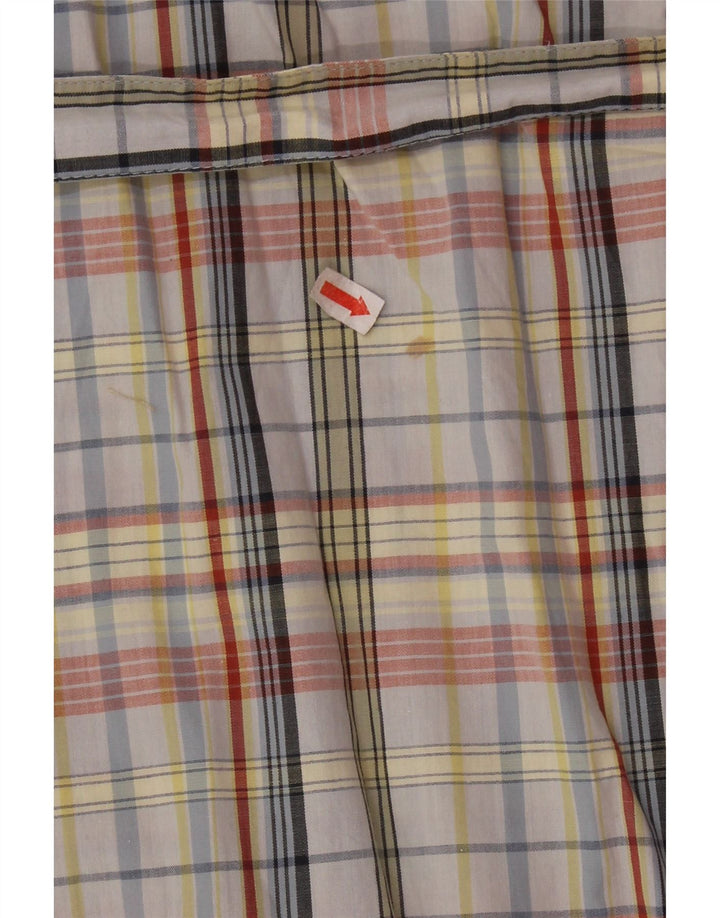 Vintage γυναικείο πουκάμισο UK 14 μεσαίο πολύχρωμο βαμβακερό βαμβάκι