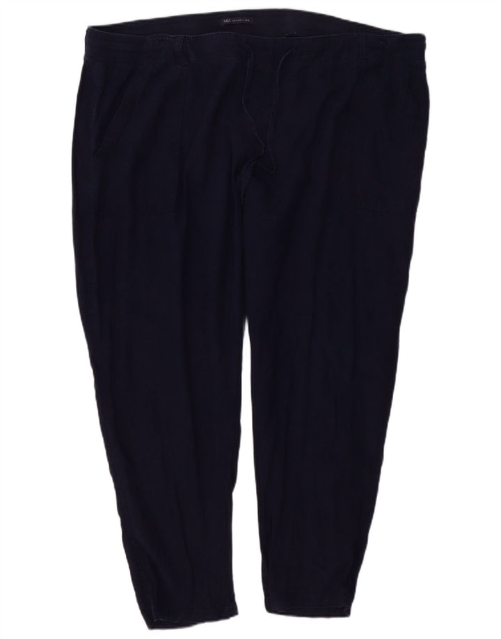 Marks & Spencer Γυναικείο Slim παντελόνι Chino W46 L26 Navy Blue