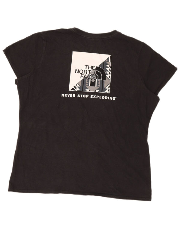 Το γυναικείο γραφικό μπλουζάκι North Face Top UK 18 XL Black Sports