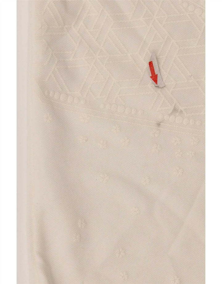 Zara Γυναικείο φόρεμα Shift UK 12 Medium White Paisley