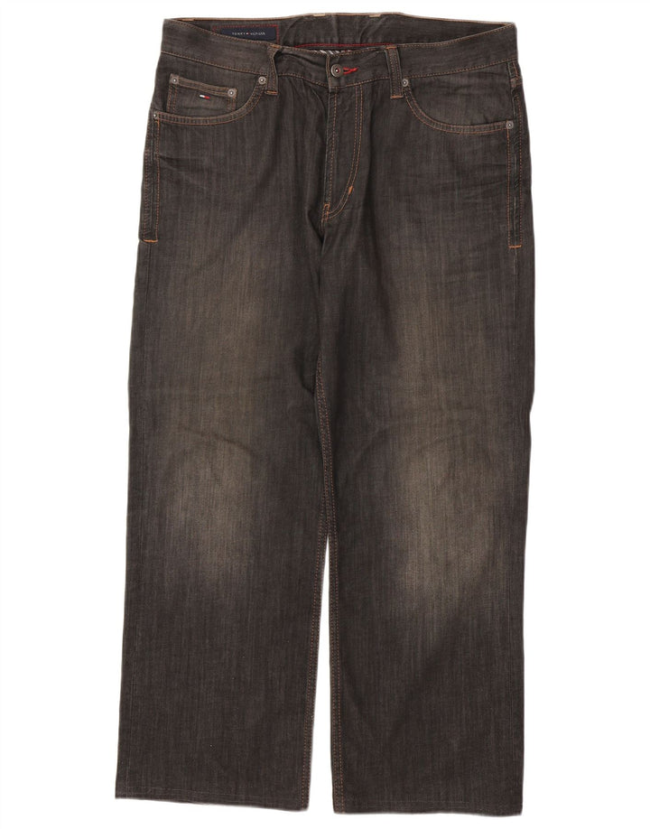 TOMMY HILFIGER Ανδρικό τζιν ίσιο W31 L28 Γκρι βαμβακερό