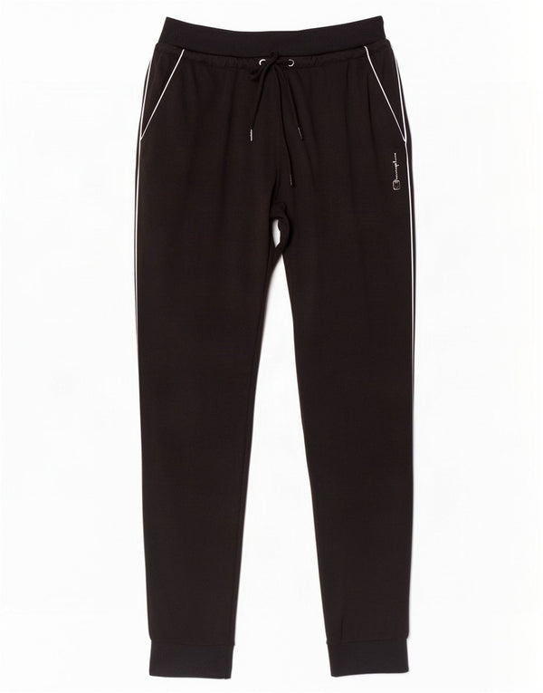 Champion Womens Heritage Fit αθλητική φόρμα παντελόνι Joggers UK 8 Small Black